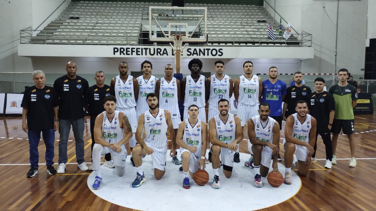 Equipe santista de basquete segue 100% no Campeonato Paulista da 1ª Divisão